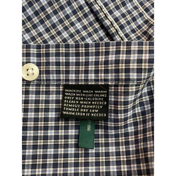 Lauren Ralph Lauren Men's Classic Fit Non Iron Plaid Shirt Size 15.5 32/33 - Picture 4 of 8